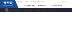 Desktop Screenshot of dmbmoving.com